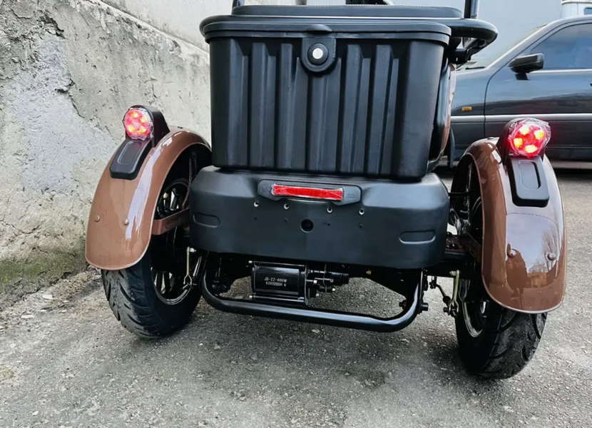 Електро трицикл Crosser TR1 літій залізофосфат 76.8V/30AH/1500W 986-80 фото