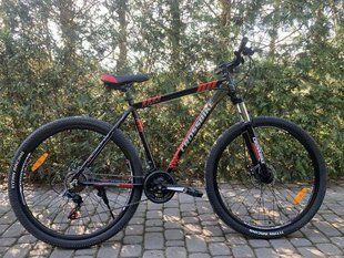 Спортивный Велосипед Crossbike Everest 27*17 Черно-Червоний (shimano) Алюміній (Leader) 1842890354 фото