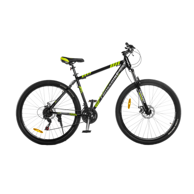 Спортивный Велосипед Crossbike Everest 27*17 Черно-Желтый (shimano) Алюминий (Leader) 1842890957 фото