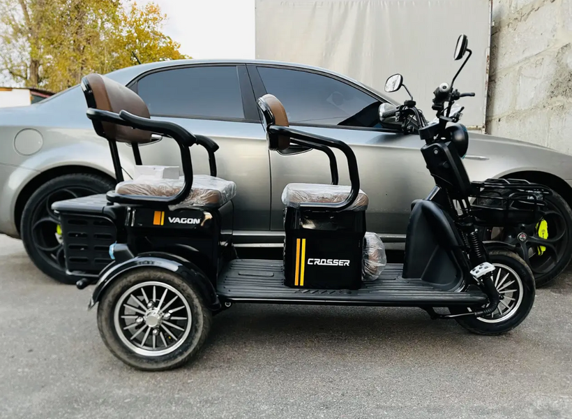Електро Трицикл Crosser Vagon 72V/20AH/800W 088 фото
