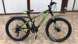 Гірський велосипед Cross Rider 26"13" Чорно Зелений (від 130 см) 1855614784 фото