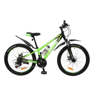 Велосипед CrossBike URUS 2024 24" 11" Зелений 76778 фото