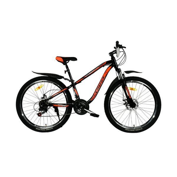 Гірський велосипед Cross Rider 24"12" Чорно Червоний (від 130 см) 1855617423 фото
