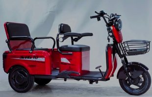 Электро трицикл Corso &laquo;SIG-10 MAX&raquo; SM-704094 (1) + 1 ЯЩИК АККУМ двигатель 1200W, аккумулятор графеновый 72V/36Ah, колеса 10 807-90 фото