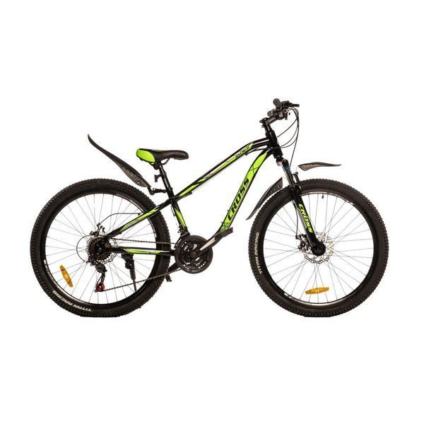 Горный велосипед Cross Rider 24"12" Черно Зеленый (от 130 см) 1855624335 фото