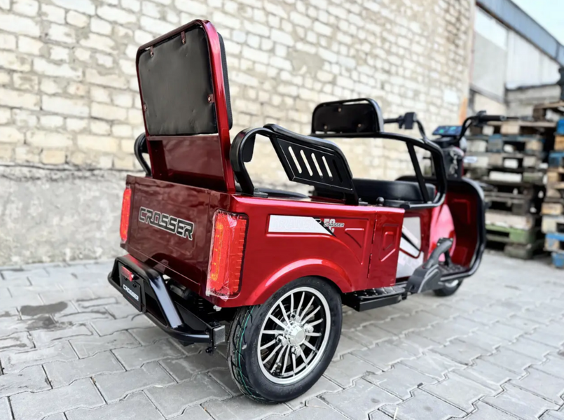 Электроскутер трехколесный Crosser Transit TR-5 литий железофосфат 76.8V/30AH/1500W 2026 38398-33 фото