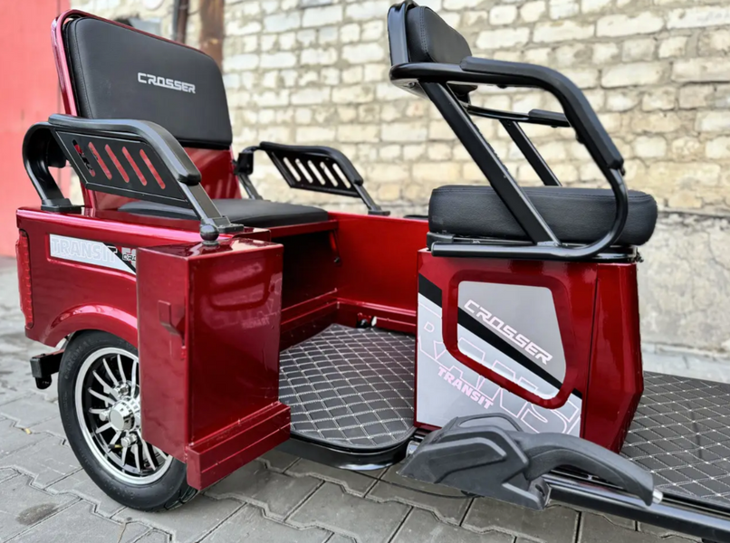 Электроскутер трехколесный Crosser Transit TR-5 литий железофосфат 76.8V/30AH/1500W 2026 38398-33 фото