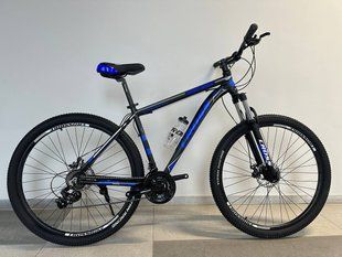 ГІРСЬКИЙ ВЕЛОСИПЕД CROSS HUNTER 29" 20" ЧОРНИЙ-СИНІЙ (крос хантер) 1605748383 фото