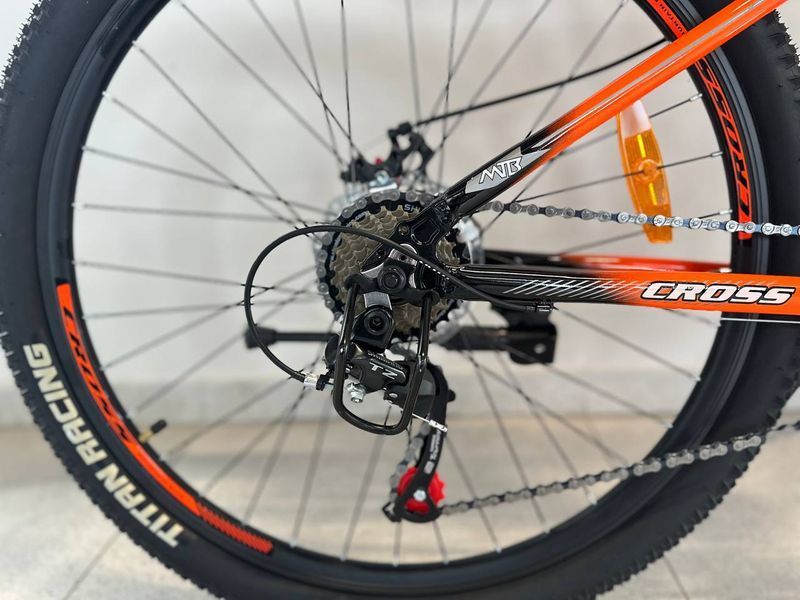 Велосипед CrossBike URUS 2024 26" 13" Помаранчевий 565656 фото