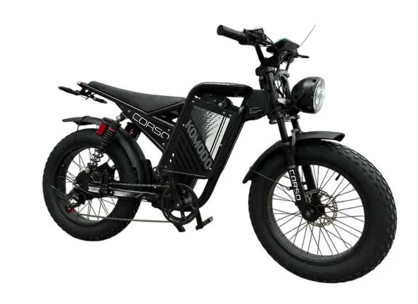 Электрофетбайк Corso "Komodo Pro" 20" дюймов KD-74260  рама стальная, двигатель 1000W, аккумулятор литиевый 48V21AH, в коробке 982-28 фото