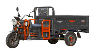 Електричний вантажний трицикл Corso &laquo;Truck Plus&raquo; CR-941705 (1) 6 МІСЦЬ + 2 ЯЩ АКУМ, двигун 1500W, акум. 72V/58Ah, колеса 12 92402-49 фото