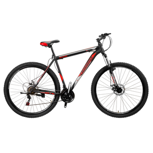 ГІРСЬКИЙ ВЕЛОСИПЕД CROSSBIKE SHARK 29" 19,5" ЧОРНИЙ-ЗЕЛЕНИЙ-СІРИЙ (крос шарк) 1625961169 фото