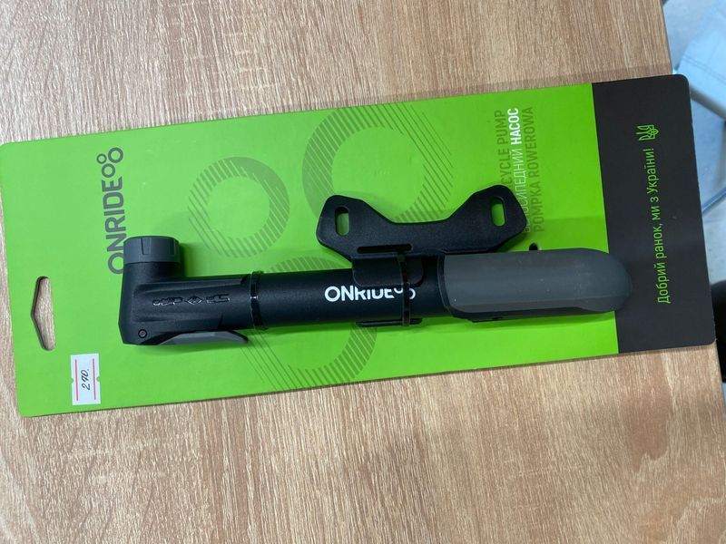 Насос компактний ONRIDE Mate пластиковий макс.тиск 120PSI розумна голівка FV+AV 69311100037 фото