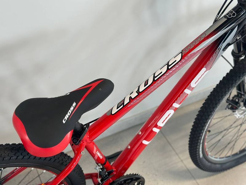 Велосипед CrossBike URUS 2024 26" 13" Червоний 76769 фото