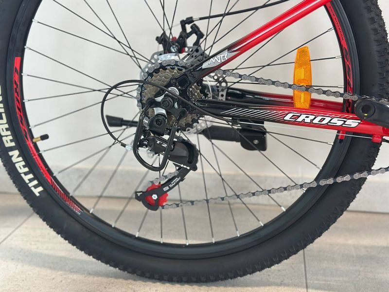 Велосипед CrossBike URUS 2024 26" 13" Червоний 76769 фото