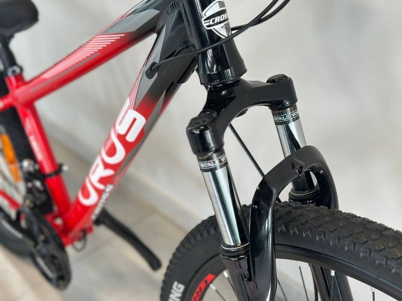 Велосипед CrossBike URUS 2024 26" 13" Червоний 76769 фото