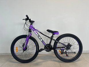 Велосипед CrossBike Sigma 2024 24" 11" Фіолетовий 666 фото