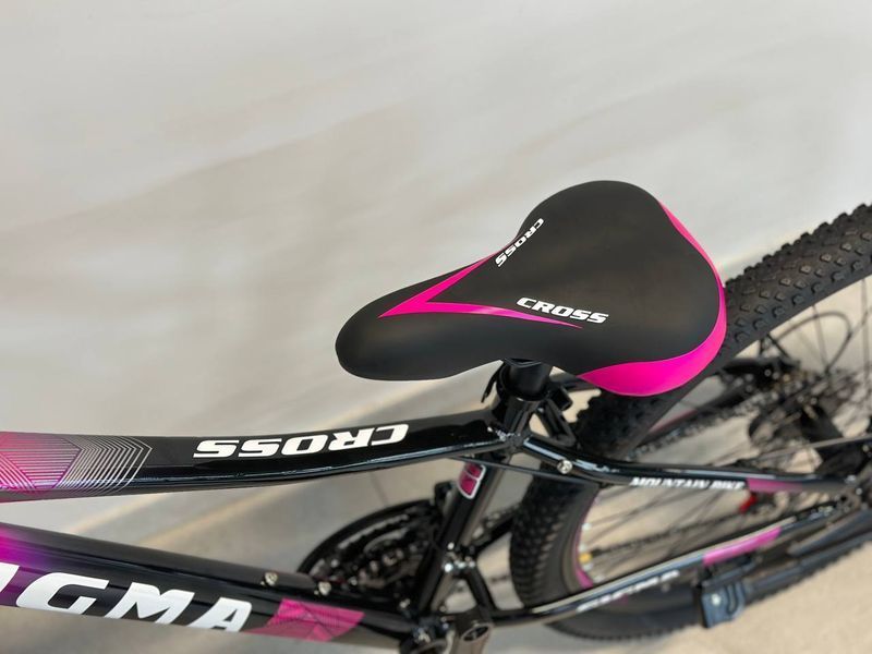 Велосипед CrossBike Sigma 2024 24" 11" Темно розовый 76586 фото