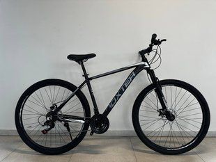 Велосипед Спортивний CrossBike BOXTER 29" 19"  чорний-сріблястий vcv23 фото