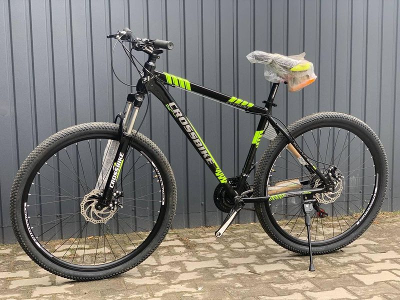 Спортивный Велосипед Crossbike Everest 29*19 Черно-Жовтий (shimano) Алюміній 1782443153 фото