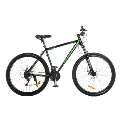 Спортивный Велосипед Crossbike Everest 29*19 Черно-Зелений (shimano) Алюміній 1782444038 фото