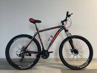 Гірський Велосипед CROSS HUNTER 29" 20-22" Чорно-червоний (крос хантер) 1626010527 фото