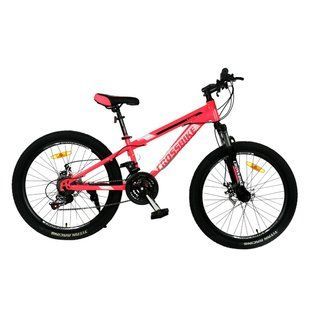 Спортивный Велосипед crossbike storm колесо 24* рама 13 (shimano) розовый Для девочки от 7 лет 1787620171 фото