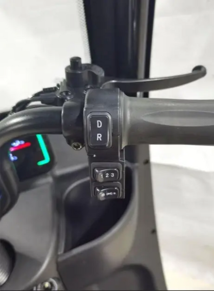 Трехколесный Электроскутер 800W с дождевиком Crosser TR3 с крышей двохмесный 4236234534 фото
