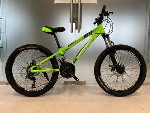 Подростковый Велосипед CROSSBIKE EVEREST 24"12" Салатовый 1579251329 фото