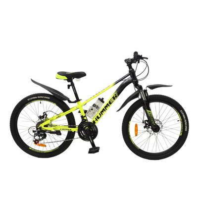 Велосипед CrossBike Hummer 2024 26" 13" Неоновий жовтий 999276 фото