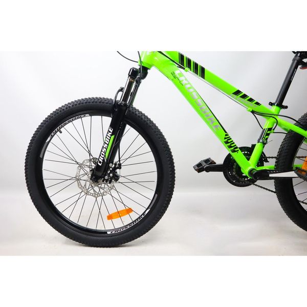 Підлітковий Велосипед CROSSBIKE EVEREST 24"12" Салатовий 1579251329 фото