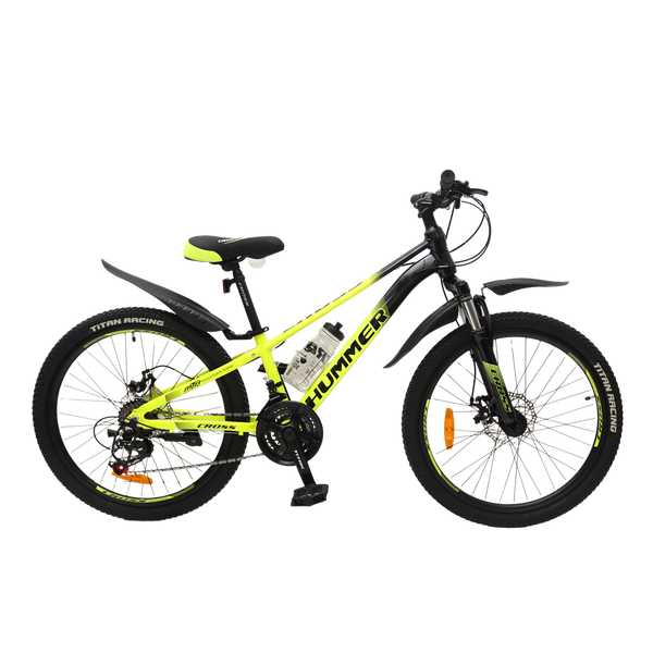 Велосипед CrossBike Hummer 2024 26" 13" Неоновий жовтий 999276 фото