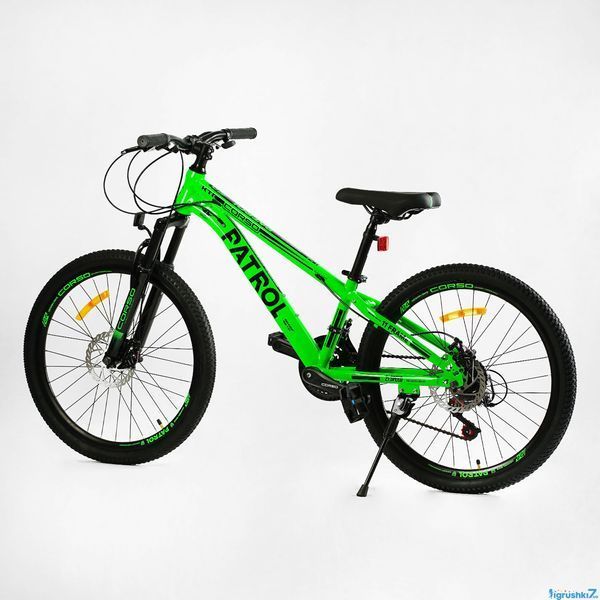 Велосипед Спортивний Corso &laquo;RIDER&raquo; 24" дюйми PL-24870 (1) рама сталева 11&rsquo;&rsquo;, обладнання SUNRUN 21 швидкість 64273672Patrol фото