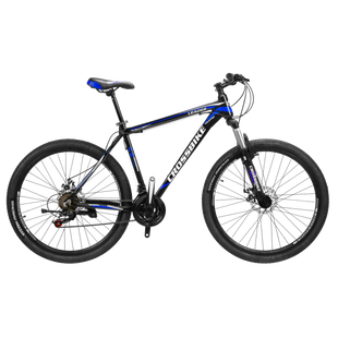 СПОРТИВНИЙ ВЕЛОСИПЕД CROSSBIKE LEADER 27.5" 19" ЧОРНИЙ-СИНІЙ (крос лідер) 1584817692 фото