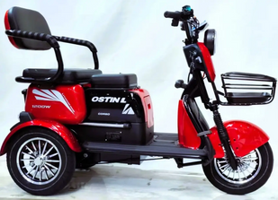 Електричний трицикл Corso &laquo;Ostin L&raquo; NL-934068 (1) + 1 ЯЩИК АКУМ, двигун 1200W, акумулятор 72V/24Ah літій-залізно-фосфатний 329460-8 фото