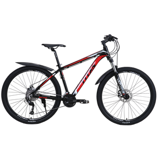 Велосипед Titan Germes 27.5"17" Черный-Красный 765678 фото