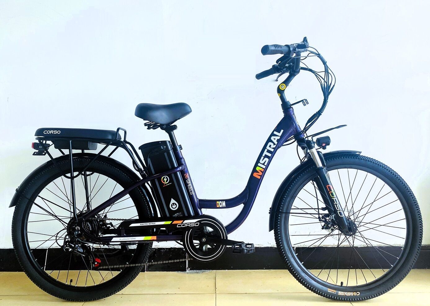 Купить Электровелосипед Corso Mistral 26 MS-26095 Фиолетовый