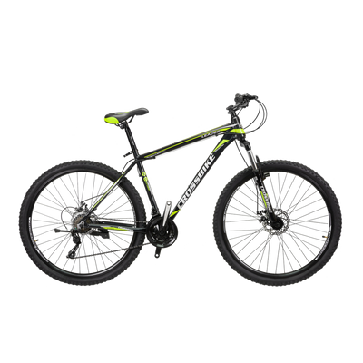 СПОРТИВНИЙ ВЕЛОСИПЕД CROSSBIKE LEADER 27.5" 19" ЧОРНИЙ-ЖОВТИЙ (крос лідер) 1584818622 фото