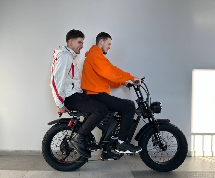 Электрофетбайк Corso "DEX-73"PRO 20" дюймов, стальная рама, двигатель 1200W, аккумулятор 48V23Ah 23463 фото