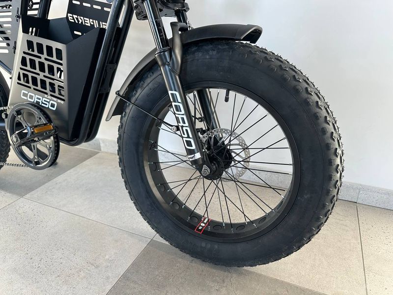 Электрофетбайк Corso "DEX-73"PRO 20" дюймов, стальная рама, двигатель 1200W, аккумулятор 48V23Ah 23463 фото
