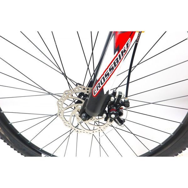 ГІРСЬКИЙ ВЕЛОСИПЕД CROSSBIKE RACER 29" 20" ЧОРНИЙ-ЧЕРВОНИЙ (крос рейсер) 1584819305 фото