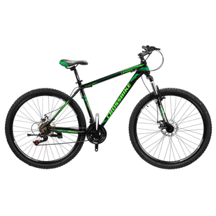 СПОРТИВНИЙ ВЕЛОСІПЕД CROSSBIKE LEADER 27.5" 17" ЧОРНИЙ-ЗЕЛЕНИЙ (крос лідер) 1584826952 фото