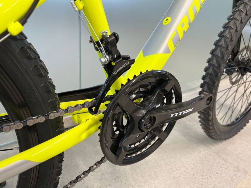 Велосипед Спортивный Crossbike Storm 24 рама 12 желтый 456798235 фото