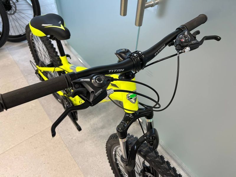 Велосипед Спортивный Crossbike Storm 24 рама 12 желтый 456798235 фото