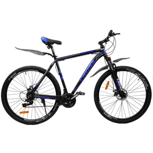 ГІРСЬКИЙ ВЕЛОСИПЕД CROSS HUNTER 27.5" 17" ЧОРНИЙ-СИНІЙ (крос hunter) 1581606949 фото