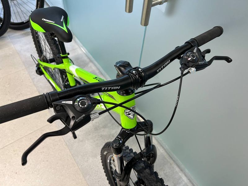 Велосипед Спортивный Crossbike Storm 24 рама 12 зеленый 37469857 фото