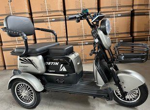 Трицикл Corso &laquo;Ostin&raquo; SN-639580 + 1 ЯЩИК АККУМ, двигатель 1000W, аккумулятор 72V/23Ah графеновый, колеса 300-10, в коробке 389790 фото