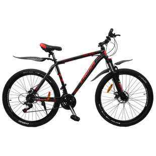ГІРСЬКИЙ ВЕЛОСИПЕД CROSS HUNTER 27.5" 17" ЧОРНИЙ-ЧЕРВОНИЙ (крос hunter) 1581621963 фото