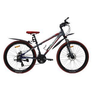 Велосипед SPARK TRACKER 13 26 перлинний темно графітовий (колеса - 26", алюмінієва рама - 13") djqhd фото
