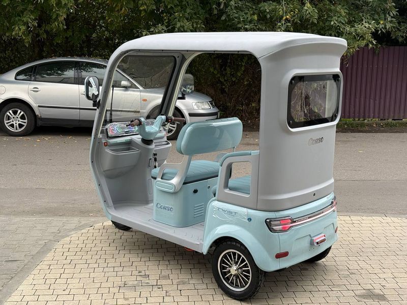 Электрический трицикл CORSO Twist WS-309117 1500W-72V-30Ah LiteFo4 шины 10"-10" 7837-39 фото